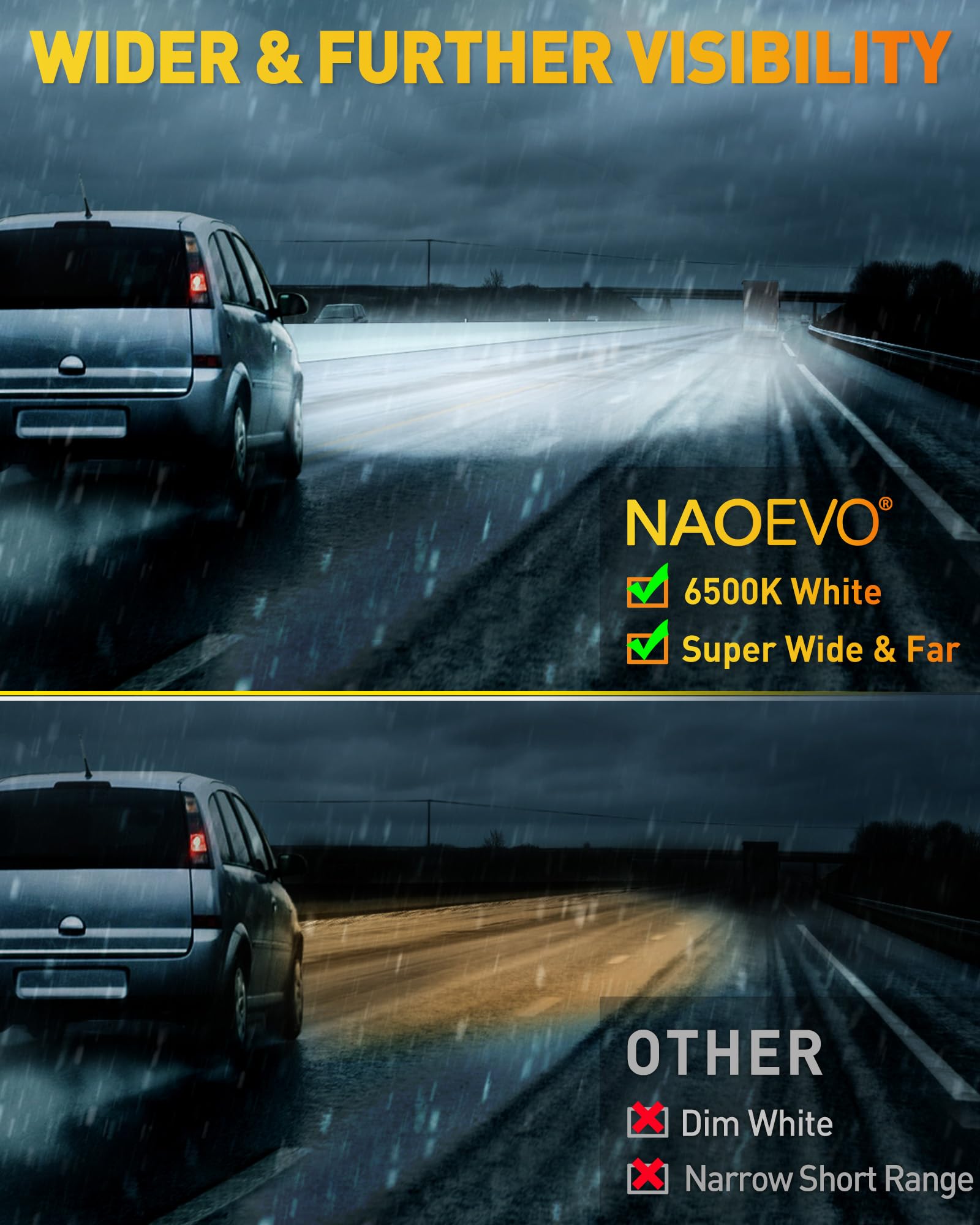 Naoevo 4 Inch Led Pod Lights, 360W 36,000Lm Led Fog/Driving/Off Road Lights With Spot Flood Combo, Cube Pods For Truck Boat Atv