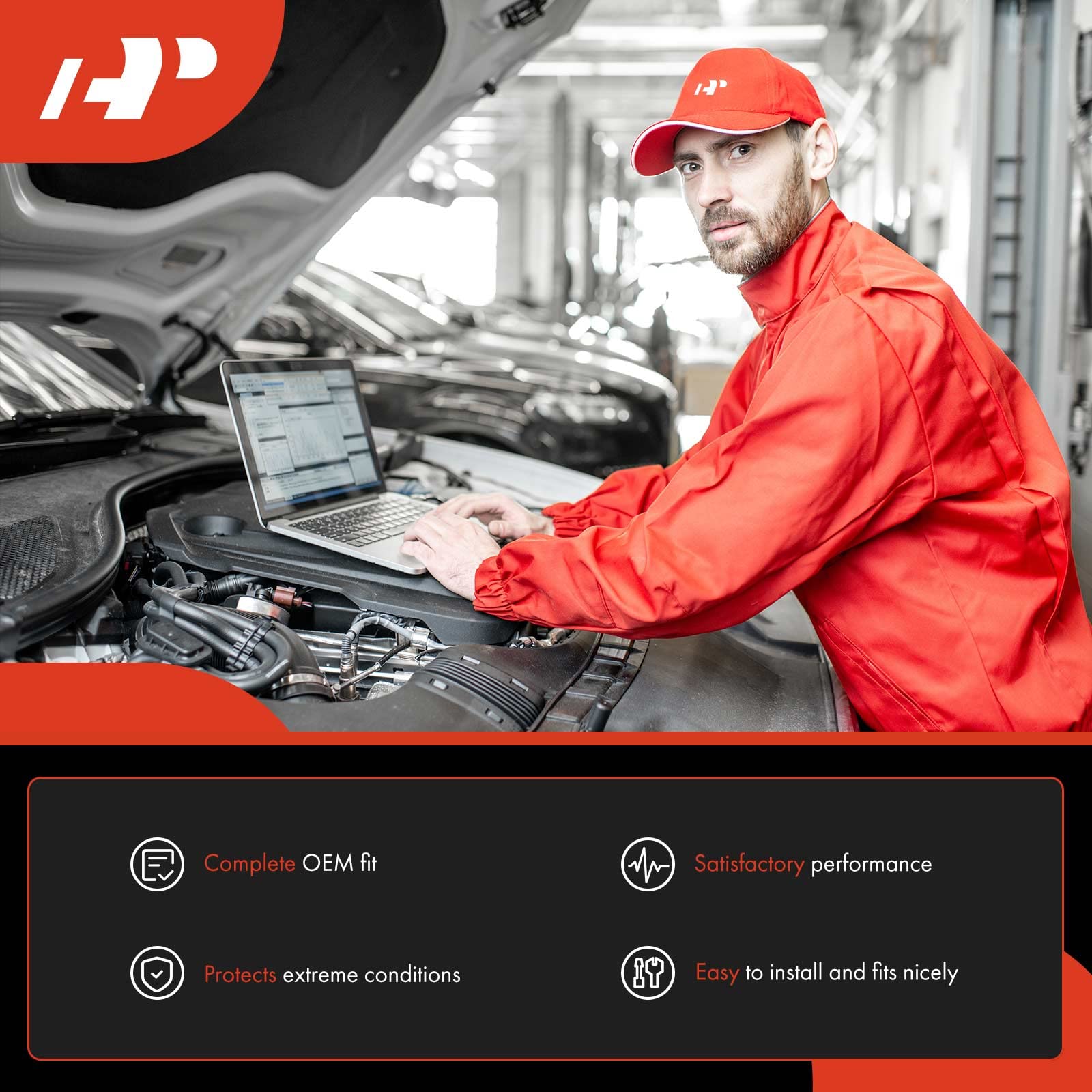 A-Premium Ignition Spark Plug Wires Set Of 6 Compatible With Ford Explorer 2002-2010, Explorer Sport Trac 2007-2010 & Mercury Mountaineer 2001-2010, V6 4.0L