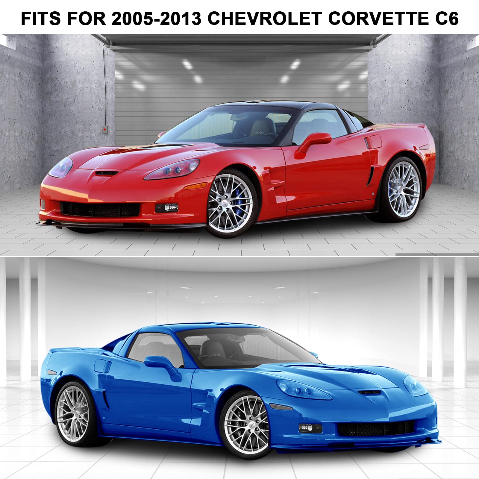 Car Cover Indoor Compatible with Corvette C6 2005-2013, Stretch Satin Dust-Proof Protection Ultimate Custom Full Car Cover for U