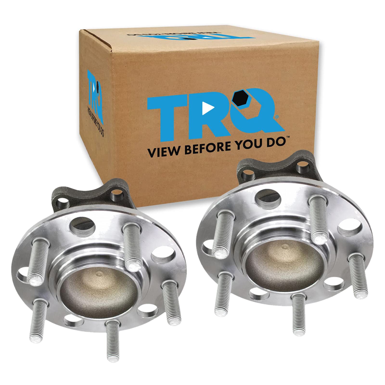 Trq Rear Wheel Hub Bearings Assembly Set Compatible With 2007-2009 Chrysler Sebring 2008-2009 Dodge Avenger 2007-2010 Caliber