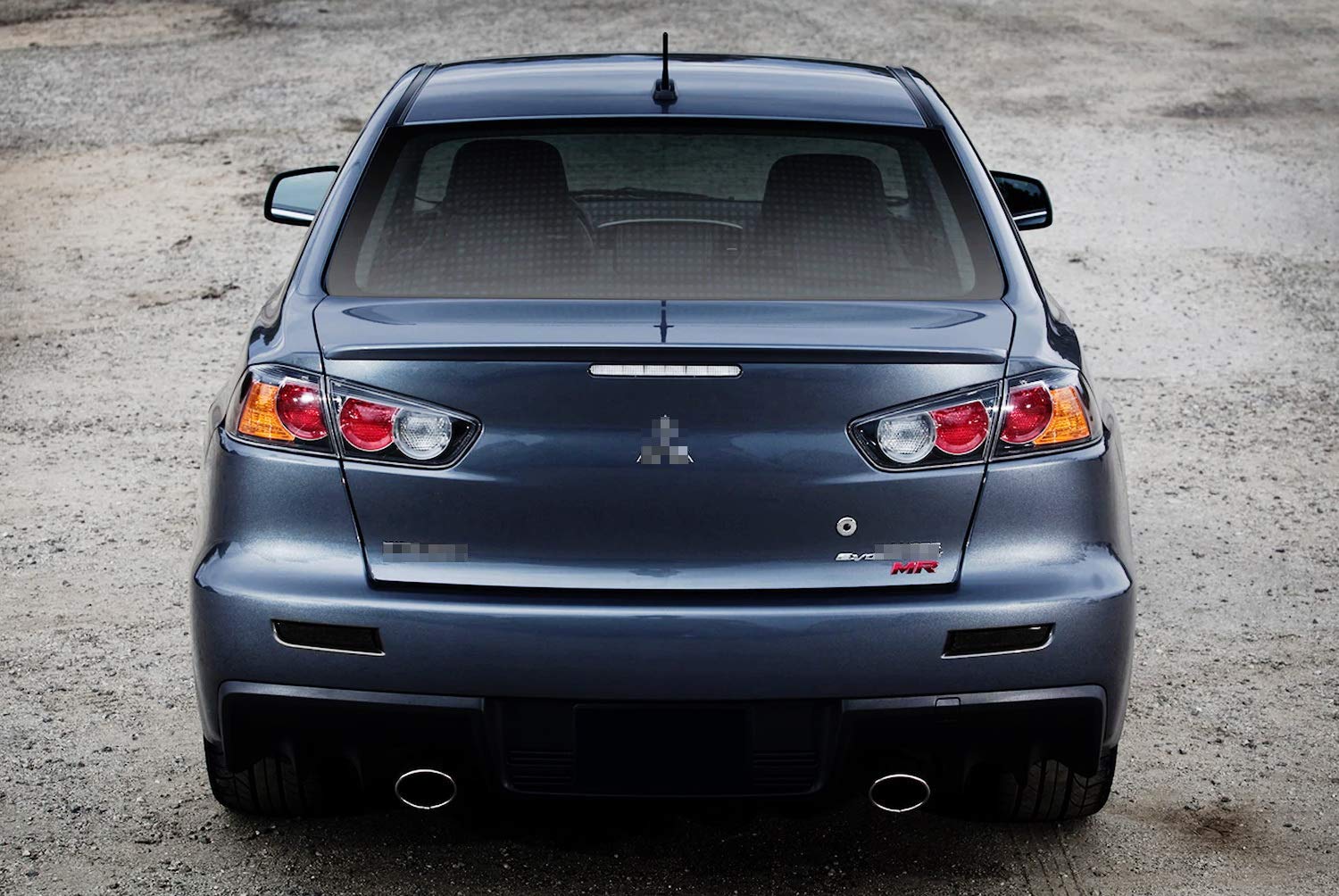 Ijdmtoy Smoked Lens Rear Bumper Reflector Lenses Compatible With 2008-2016 Mitsubishi Lancer, Evolution Evo 10 X, Oe-Spec Lh Rh