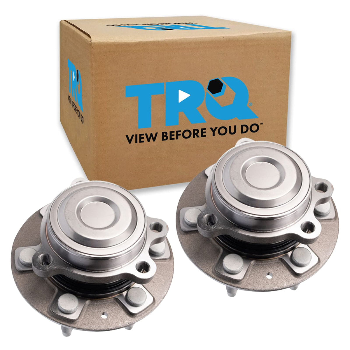 Trq Front Wheel Bearing & Hub Assembly Set Fits Silverado Tahoe Sierra Yukon WBCARB0BHPDNSFG