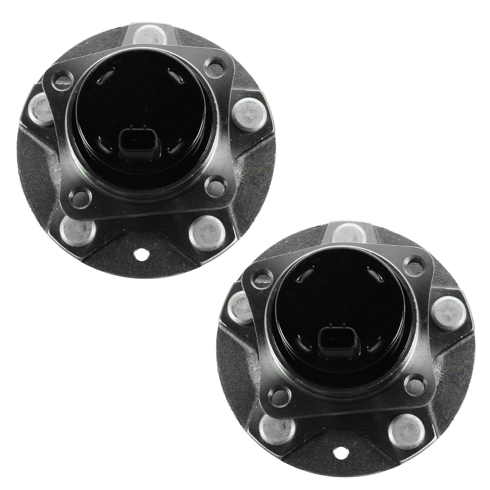 Trq Front Wheel Hub Bearings Assembly Set Compatible With 2004-2011 Mazda Rx-8