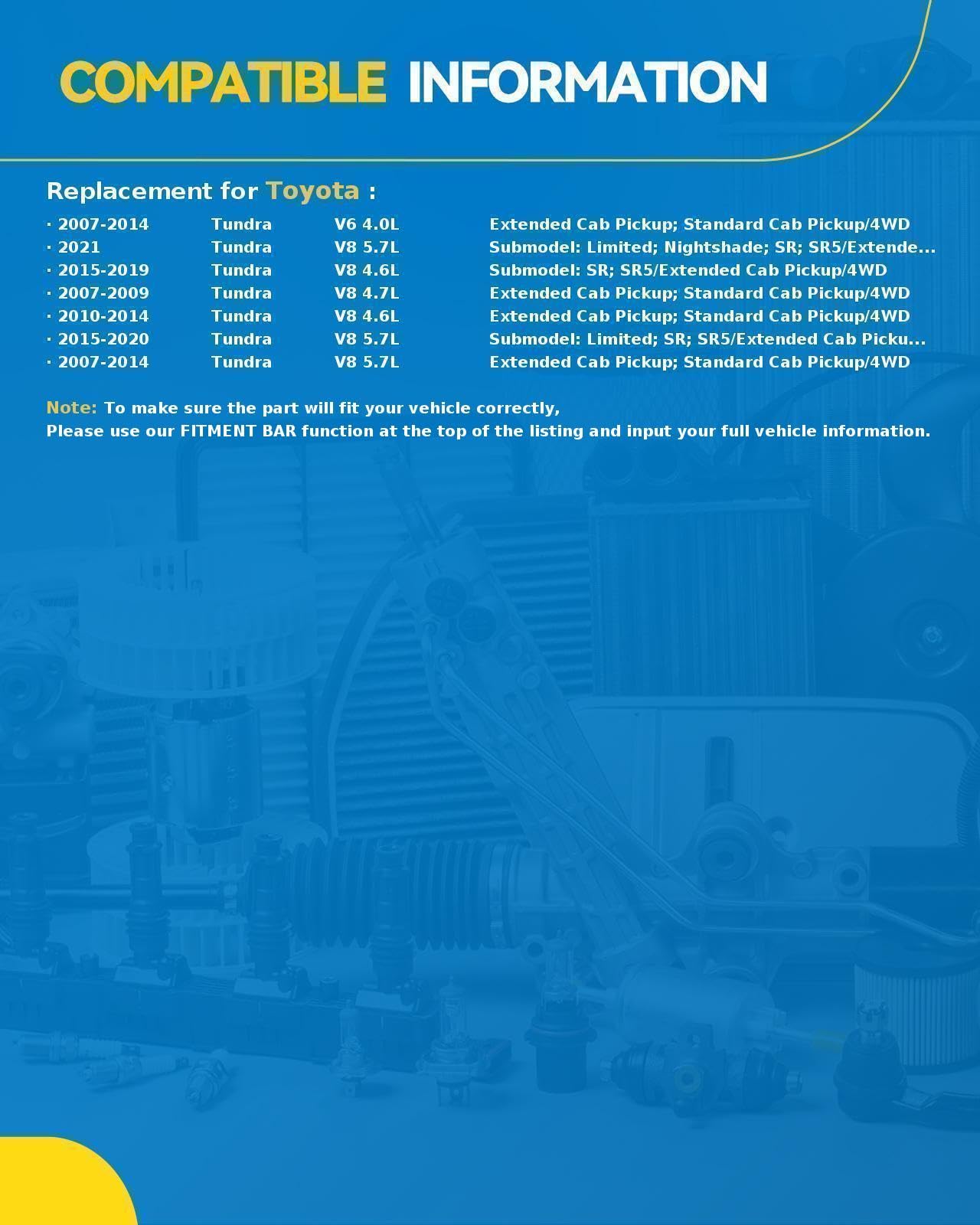 Philtop Front Struts Shock Absorber Fit For Tundra 2007-2021, Complete Struts With Coil Spring Assembly, Quick Suspension Loaded