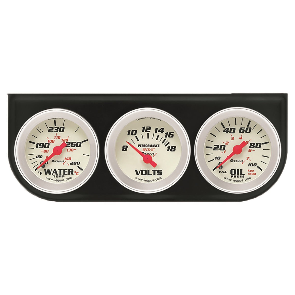 Equus 8200 2 Volt Triple Gauge Kit