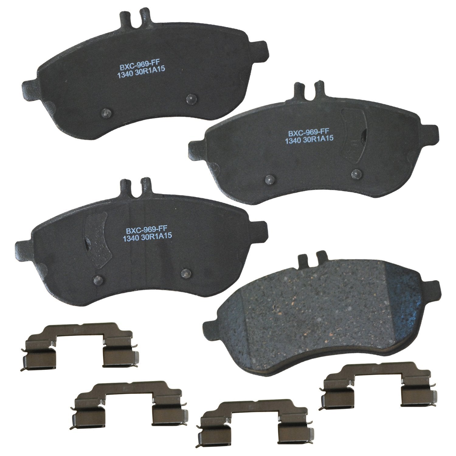 Bendix Premium Sbc1340 Ceramic Front Brake Pads For Select Models Mercedes-Benz C180, C200, C230, C250, C280, C300, E200, Slc180