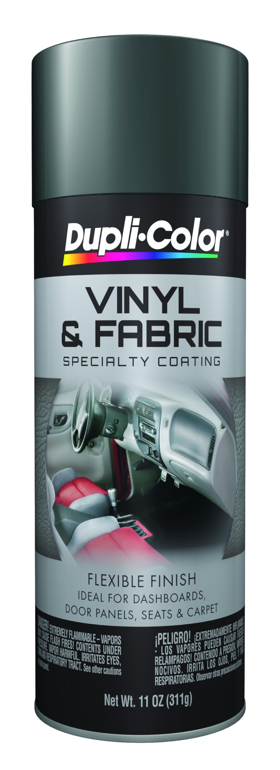 Dupli-Color Hvp111 Vinyl And Fabric Coating Spray Paint - Charcoal Gray - 11 Oz Aerosol Can Pack Of 1