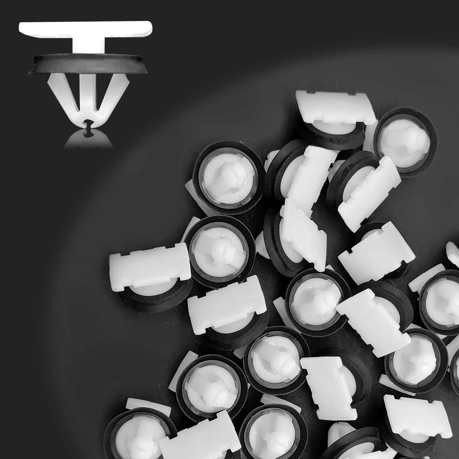 30 Pcs Rocker Panel Moulding Clip, Panel Retainer Clip Replacement For Gm Chevrolet Equinox Cruze Buick Gmc Impala Sonic Acadia Terrain Enclave Cadillac Ct6 Xt5 Xts