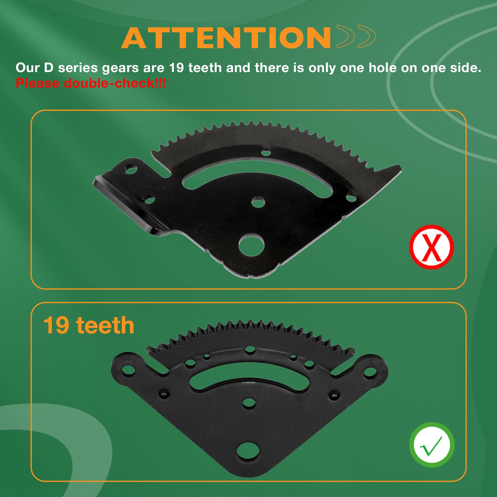 Hqpasfy Steering Sector Pinion Gear Rebuild Kit Compatible With John Deere D Series Lawn Tractors Replaces# Gx21924Ble, Gx20053, Gx20054, Gx21994