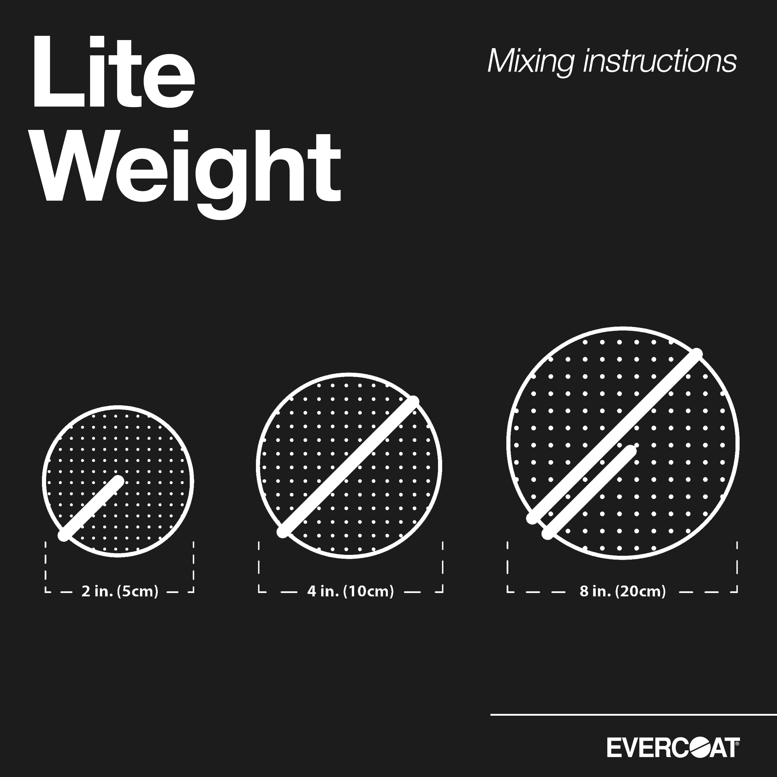 Evercoat Lite Weight Body Filler - Clog-Free Body Filler For Aluminum, Fiberglass & More - 128 Fl Oz