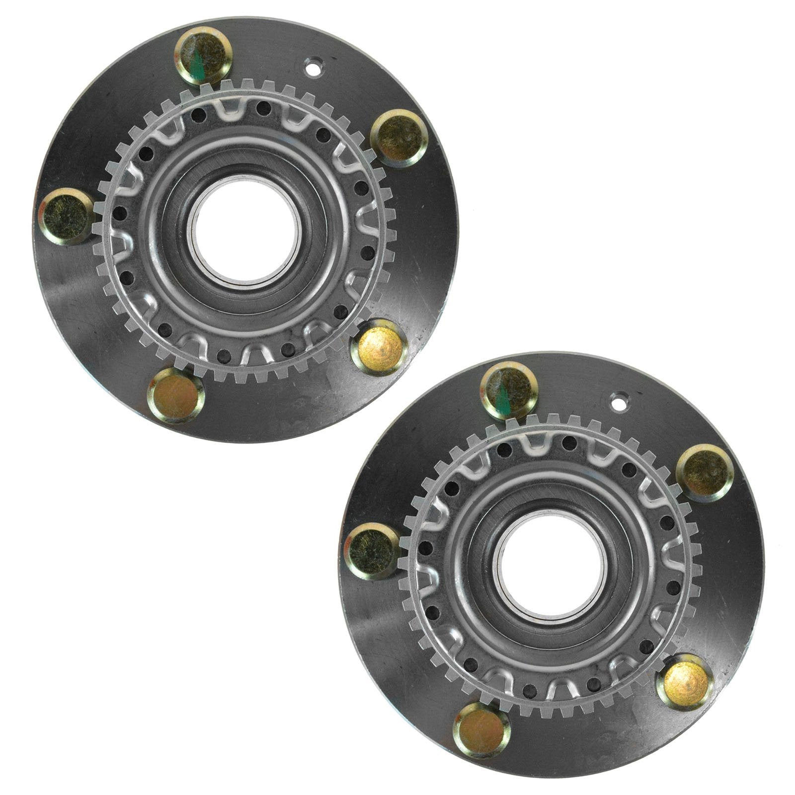 Trq Rear Wheel Hub Bearings Assembly Set Compatible With 2003-2008 Hyundai Tiburon