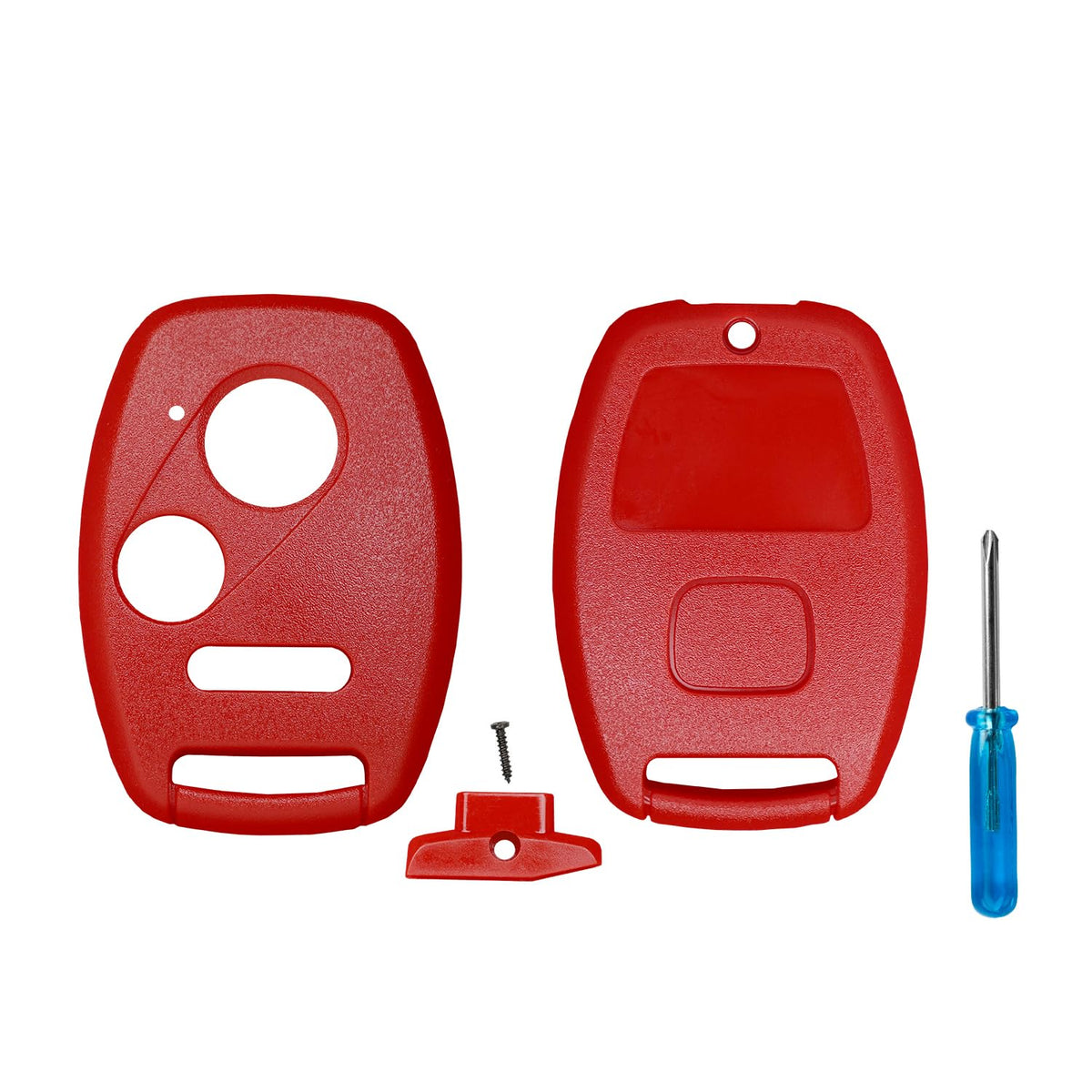StandardAutoPart Remote Head Key Shell Case Compatible with Honda Civic Fit CR-V Insight Odyssey Pilot (No Key Cutting Required)