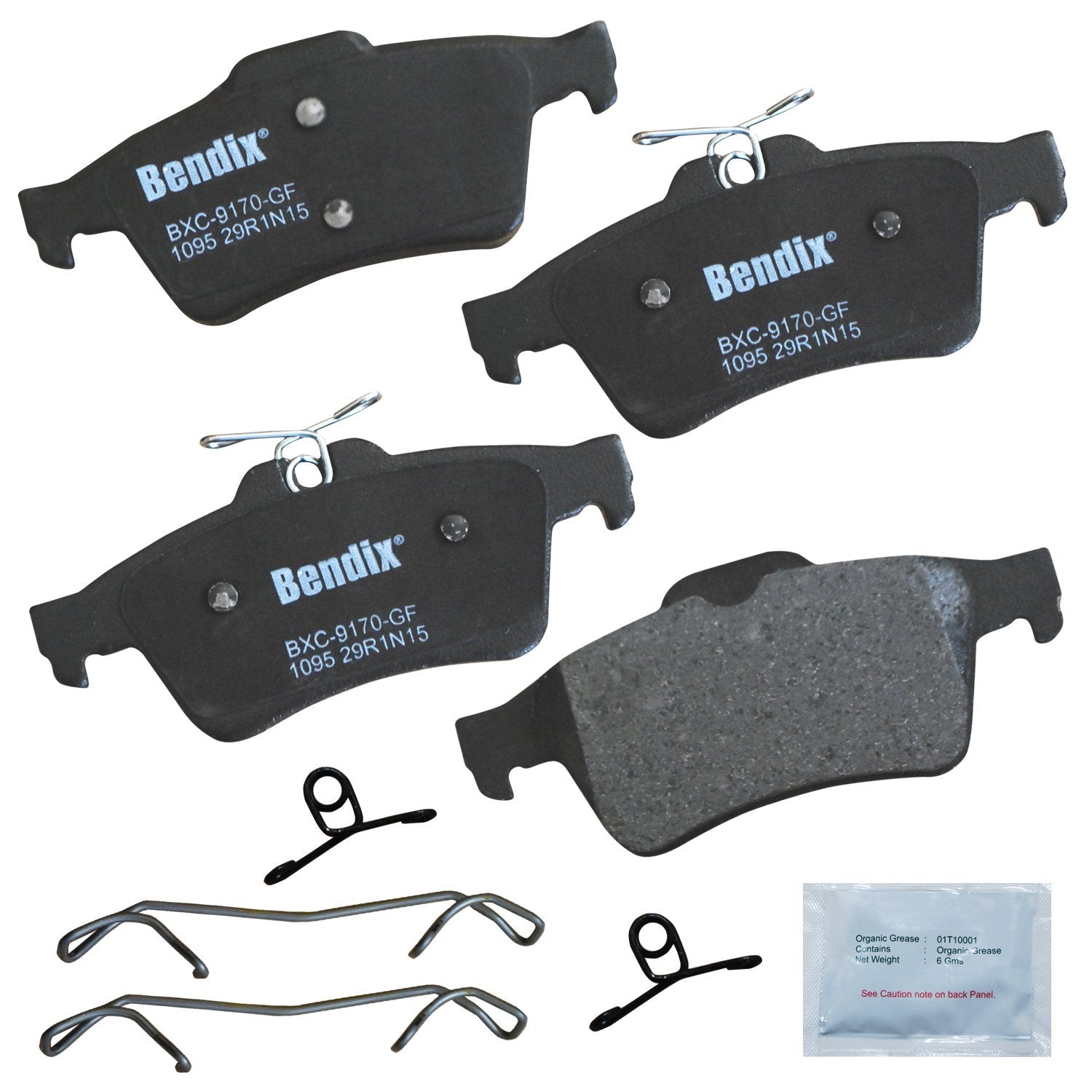 Bendix Priority1 Cfc1095 Rear Brake Pads For Bls,Cobalt,Vectra,Focus,Connect,S-Type,Super V8,Plas,Xf,Xj,Xj8,Xjr,Xk,Xkr,Mazda 3,S