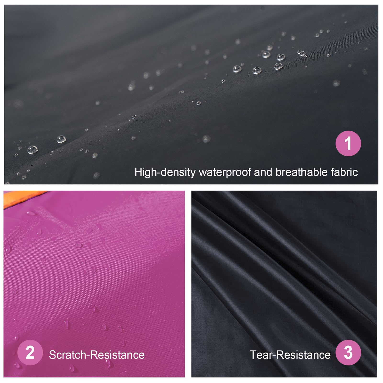 Car Cover Waterproof All Weather For Sedan Coupe, Pink Car Covers For Automobiles, Outdoor Full Exterior Cover Rain Snow Protect