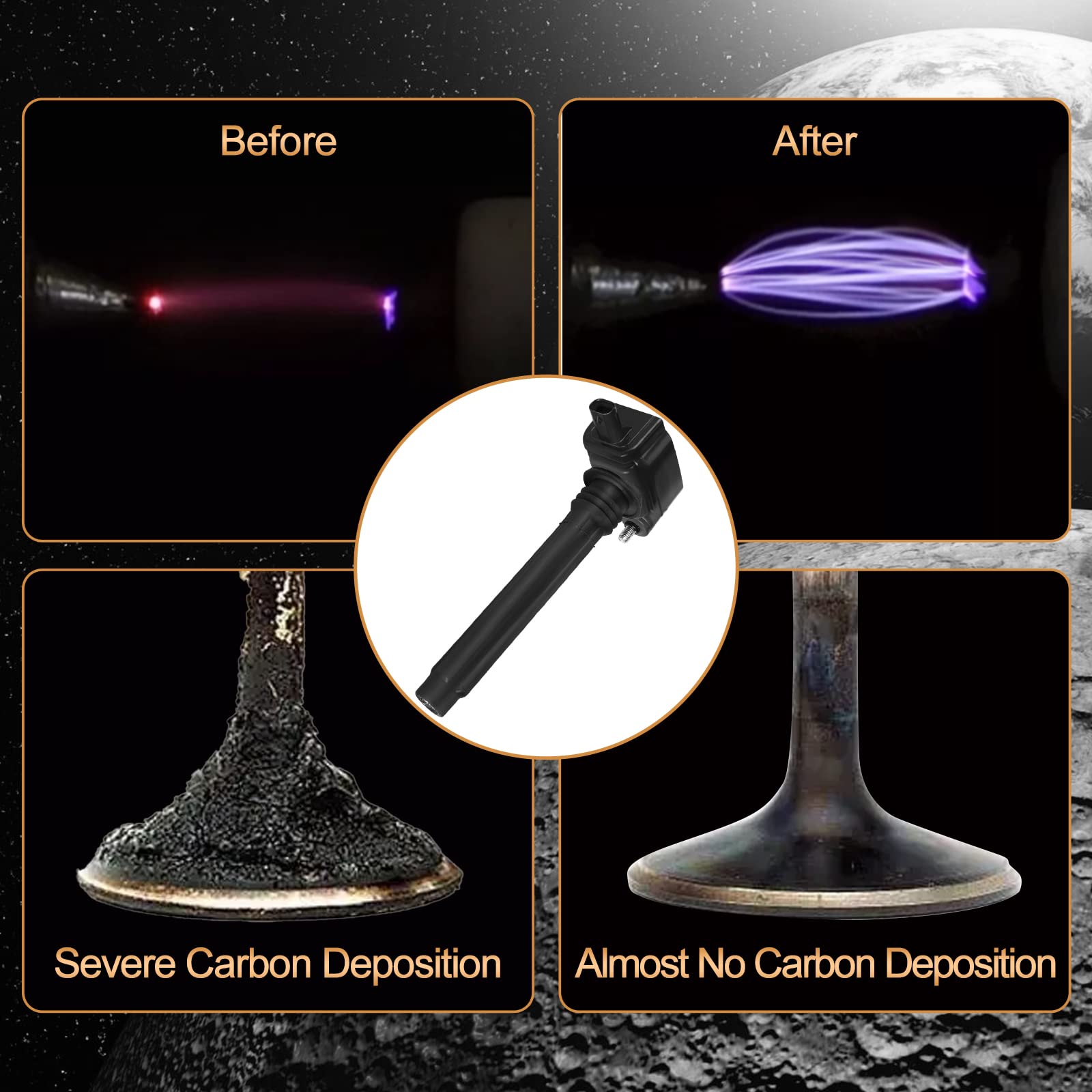 Ignition Coil Pack Set Of 6 Replacement For Chry Jeep Dodge 300 Town Country Grand Cherokee Wrangler Charger Journey Durango V6