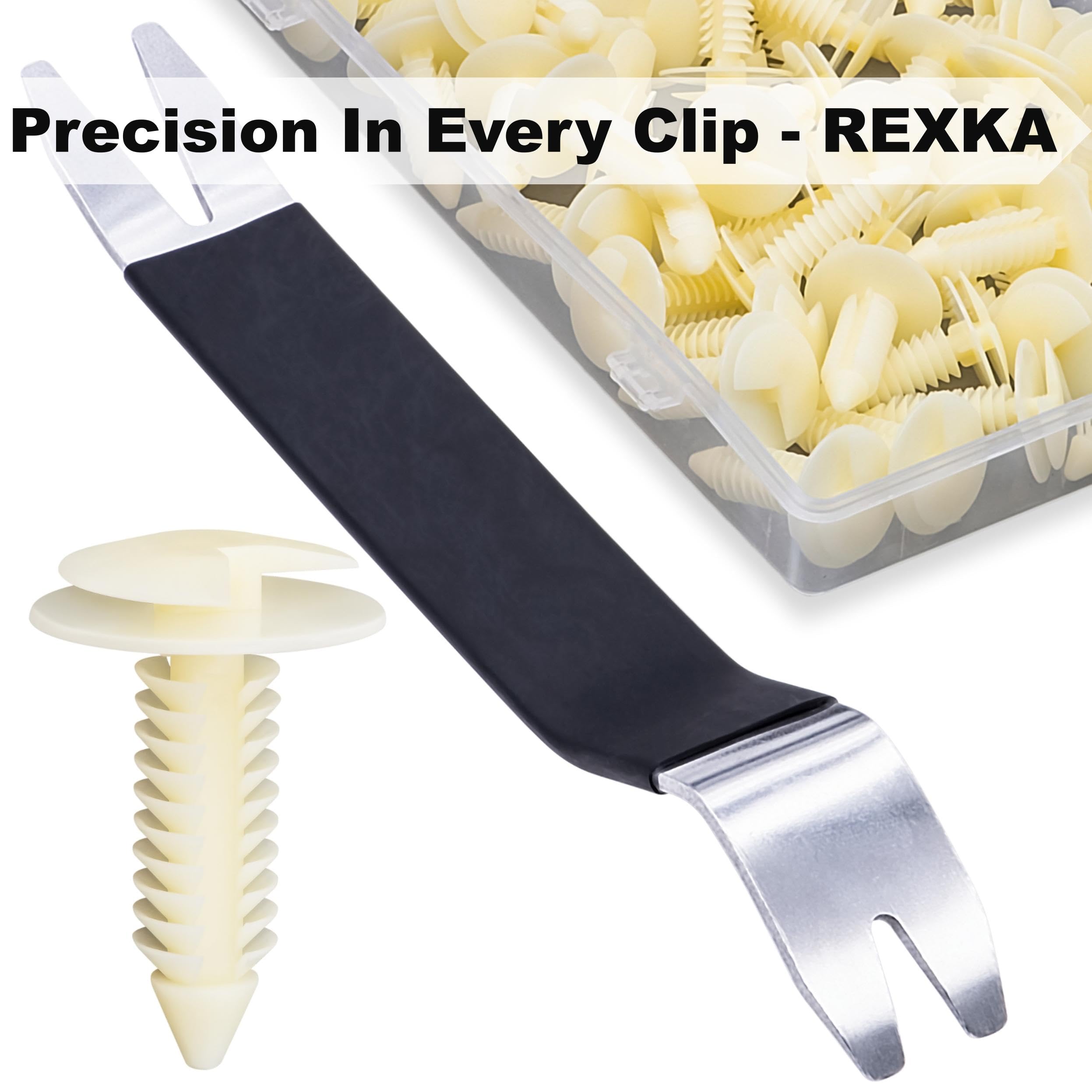Rexka 51Pcs Door Trim Panel Retainer Clip Compatible With Gm 363137 Chevrolet Blazer Silverado Truck Gmc Yukon - Multipurpose Au