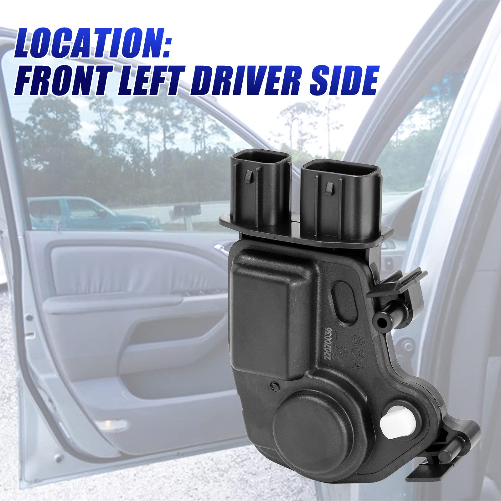 Door Lock Actuator Front Left Driver Side Compatible With Honda Cr-V Civic Accord Element Odyssey Pilot Acura Rsx 2001 2002 2003 2004 2005 2006 2007 2008 2009 2010 2011, 72155-S5P-A11