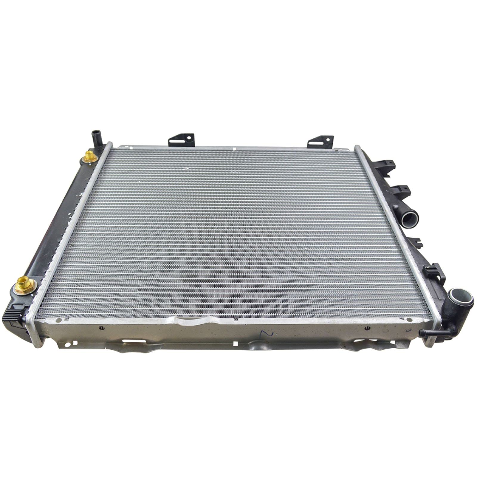 Trq Radiator Assembly Aluminum Core Compatible With 87-89 Mercedes-Benz 260E 88-92 300Ce 86-92 300E 88-93 300Te 94-95 E320 Cu453