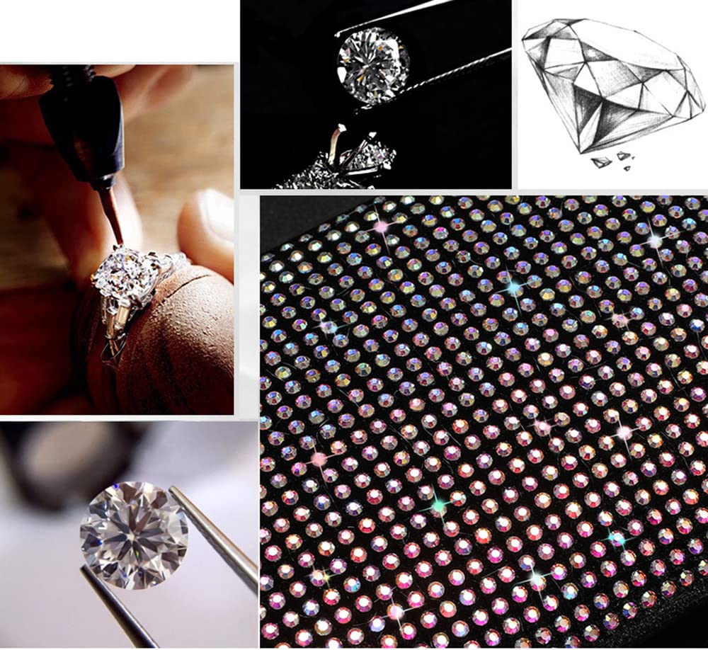 MLOVESIE Plush Auto Gear Shift Knob Cover with Crystal Glitter Bling Rhinestones for Girls,Lady Universal Fit (Bling) (Colorful)