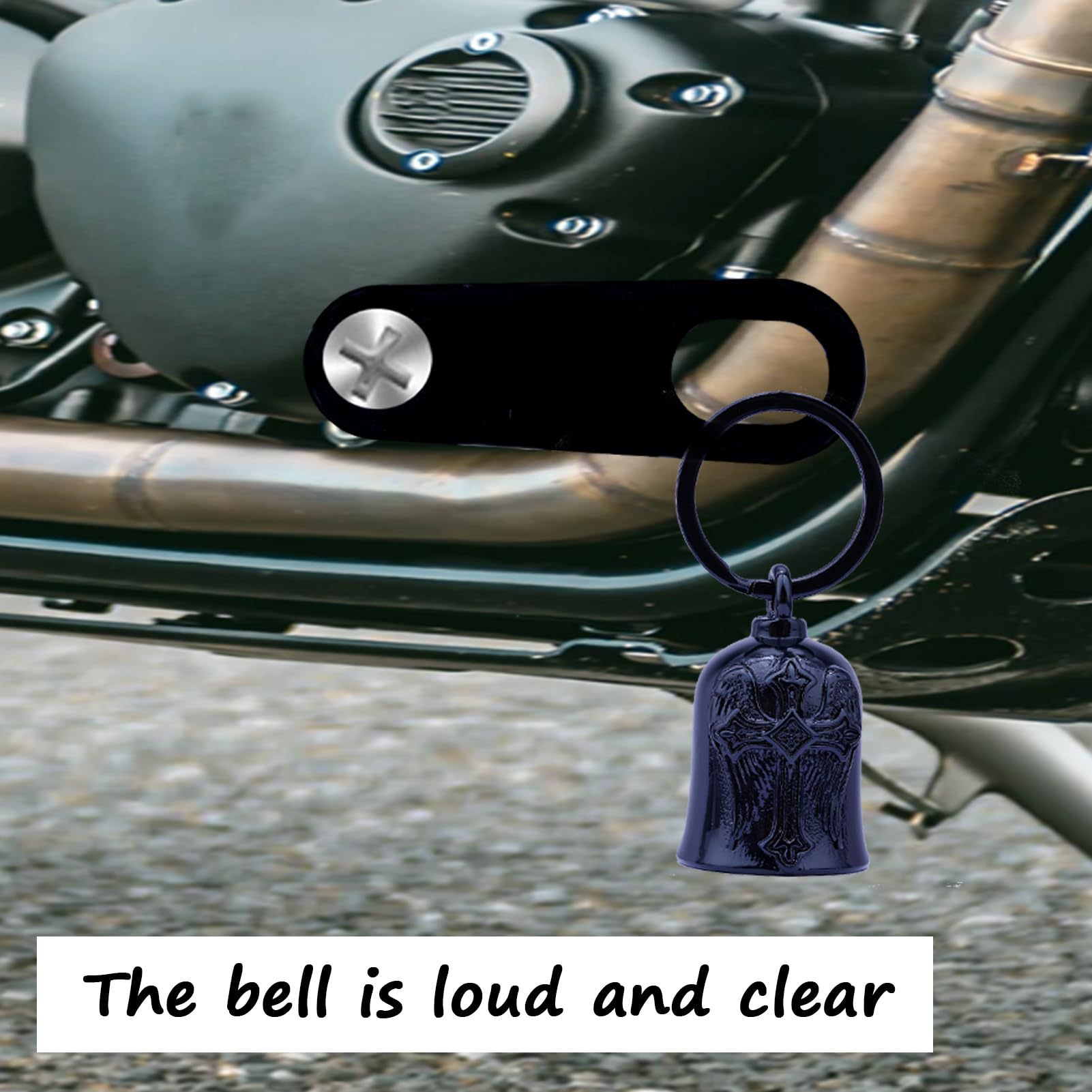 Motorcycle Bell - Motorcycle Key Chain Biker Bells Protect The Rider Motorcycle Accessories