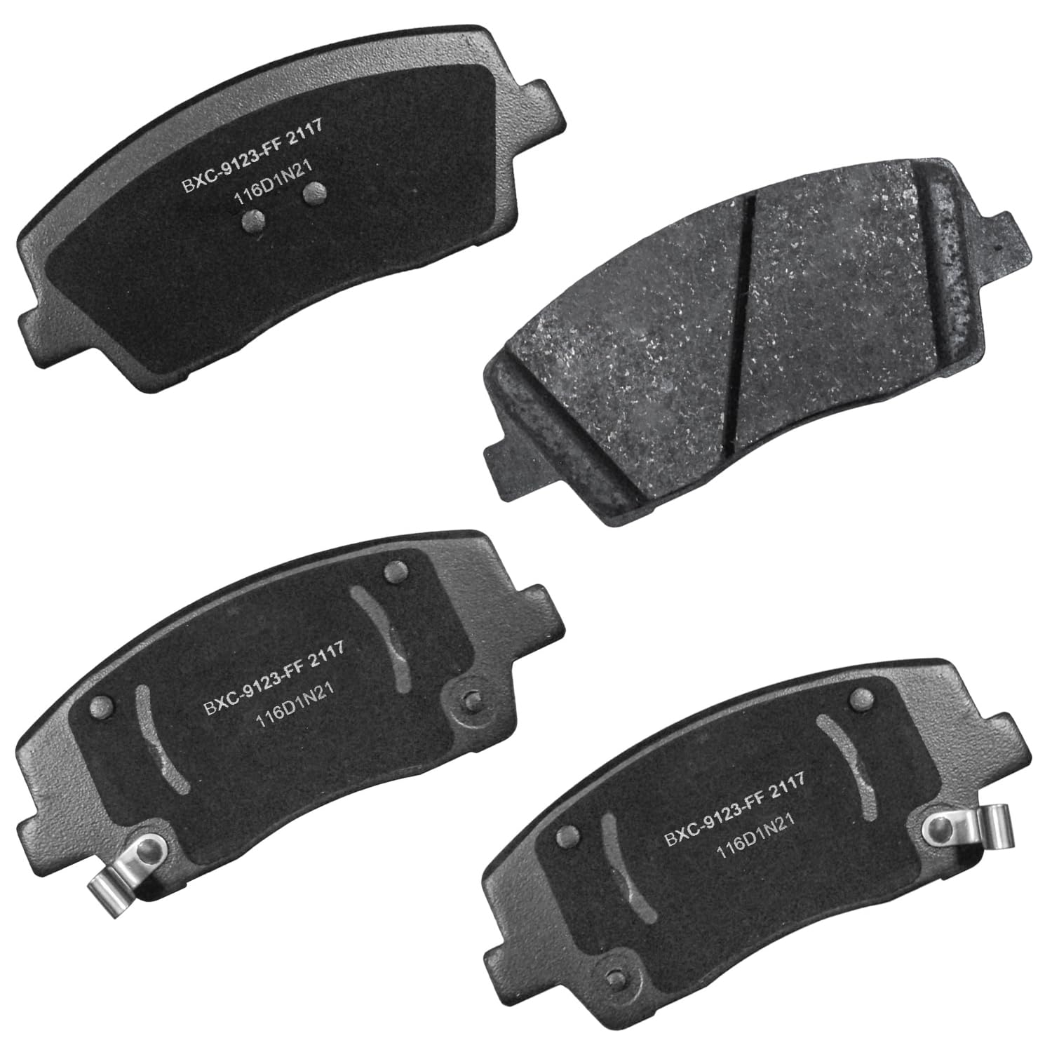 Bendix Premium Sbc2117 Ceramic Front Brake Pads For Genesis G70 2023-2019, Kia Stinger 2022-2018
