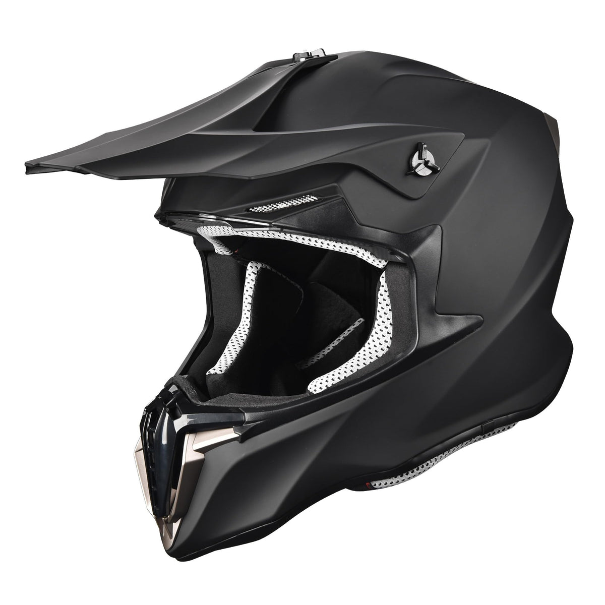 Ahr Offroad Full Face Motorcycle Helmet Motocross Dirt Atv Dot Matte Black S