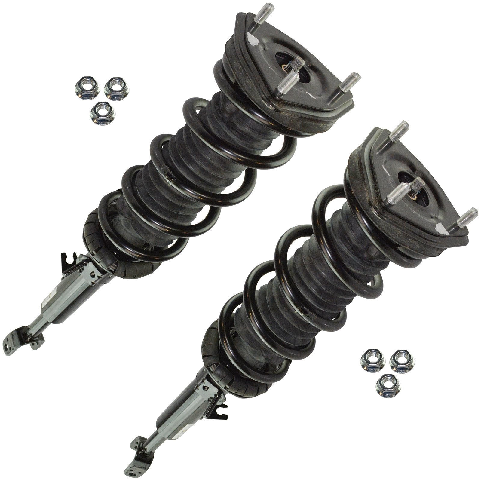 Trq Front Loaded Quick Complete Shock Strut Lh Rh Pair 2Pc For G35 Coupe 350Z Rwd