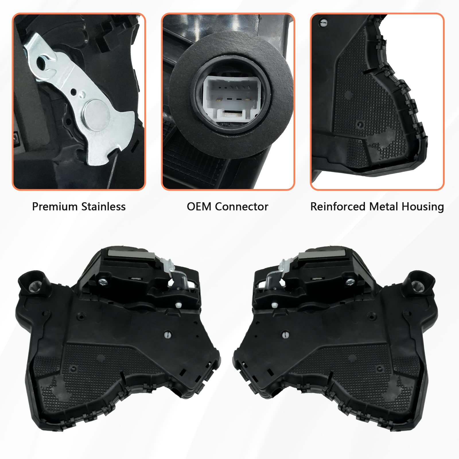 Blycorul 2Pcs Front Door Lock Actuator Motor Compatible with Tundra, Camry, 4Runner, Rav4, Lexus RX350 RX450h, Scion tC xB xD |