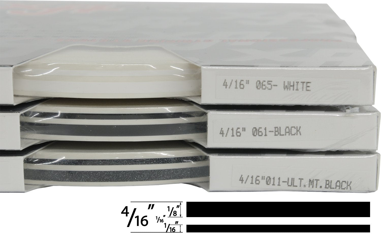 Universal TFX 0004046 - Auto Customizing Dual Pinstripe - 4/16&quot; x 150' (1/8” Stripe, 1/16&quot; Gap, Then 1/16” Stripe) - 046-Chrome Mirror