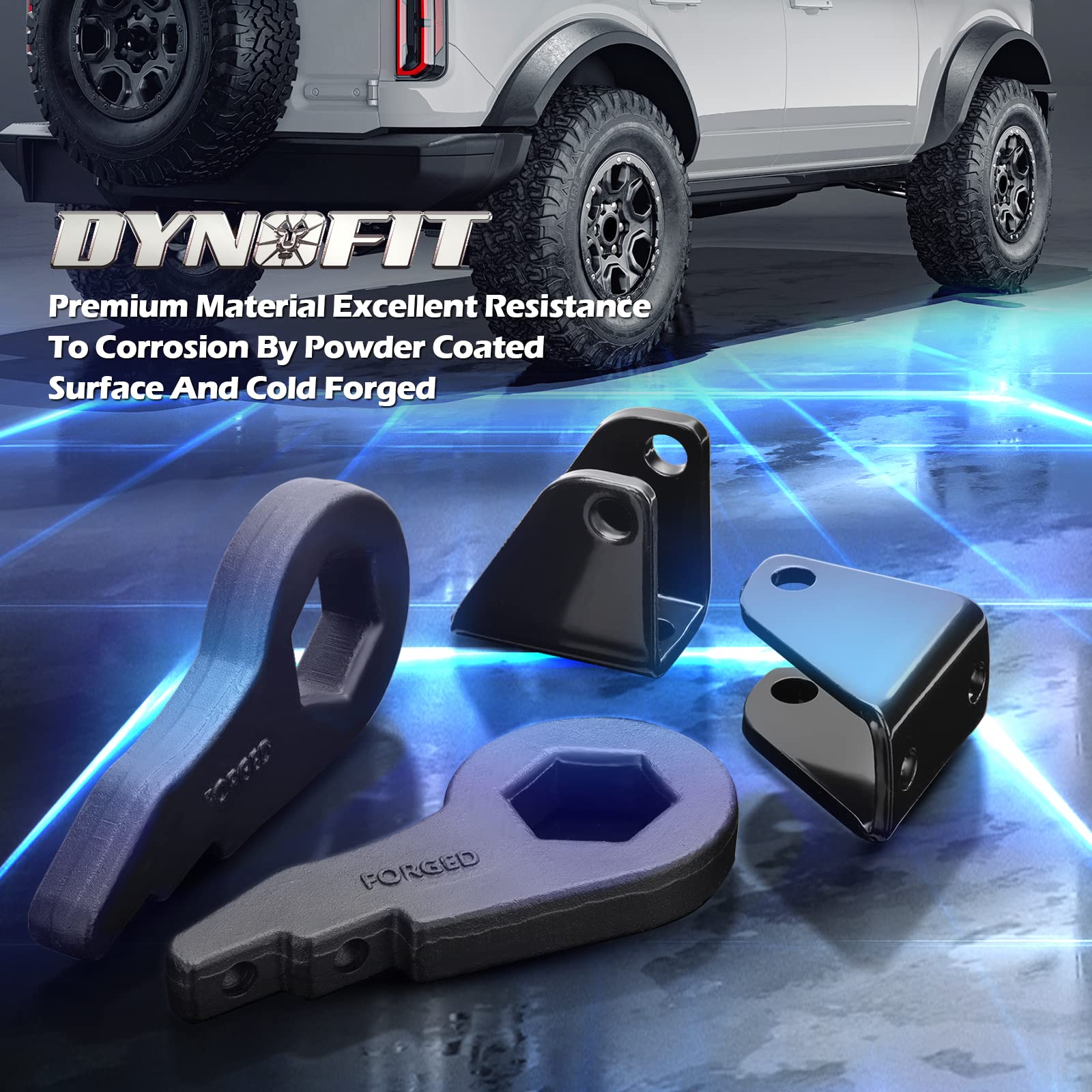 1-3 Inch Leveling Lift Kit, Dynofit Torsion Bars Key With Shock Extender Brackets For 2001-2010 Silverado Gmc Sierra 1500Hd 2500