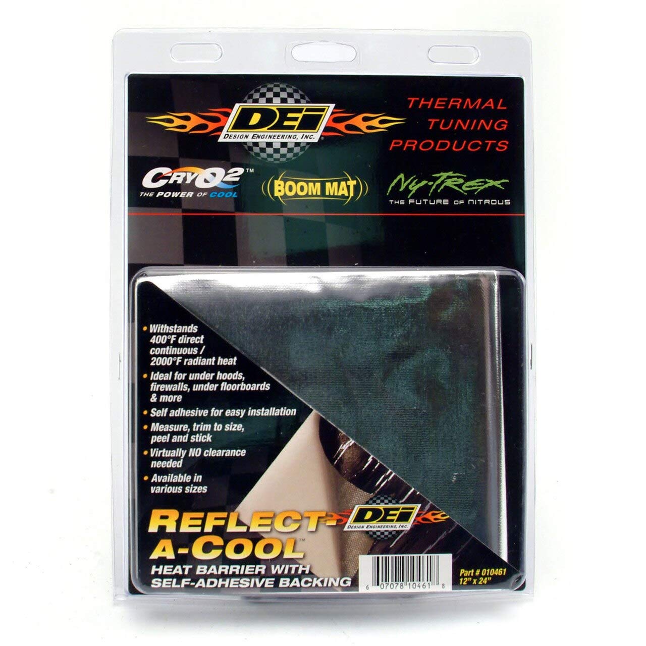 Design Engineering 010412 Reflect-A-Cool 36'' x 48'' Heat Reflective Adhesive Backed Sheets