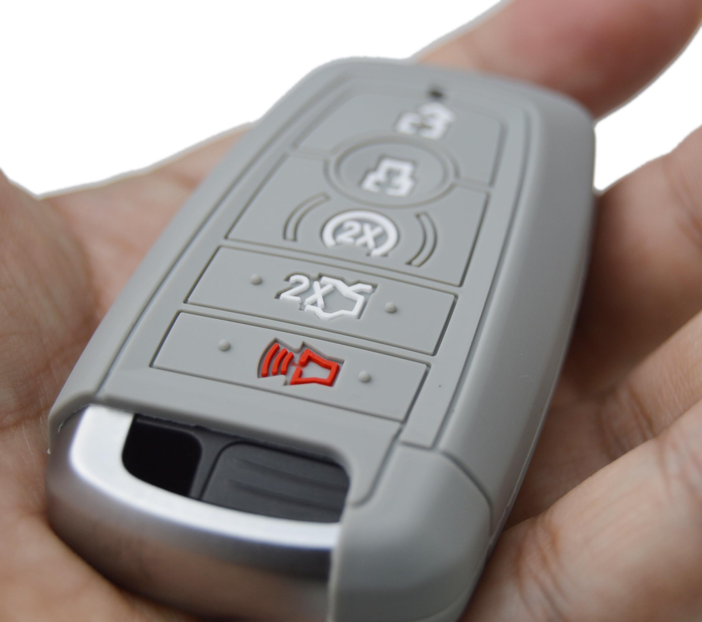 Silicone Key Fob Cover Protector For Ford Mustang Fusion Raptor F150 F250 Explorer Expedition Bronco Lincoln Aviator Corsair