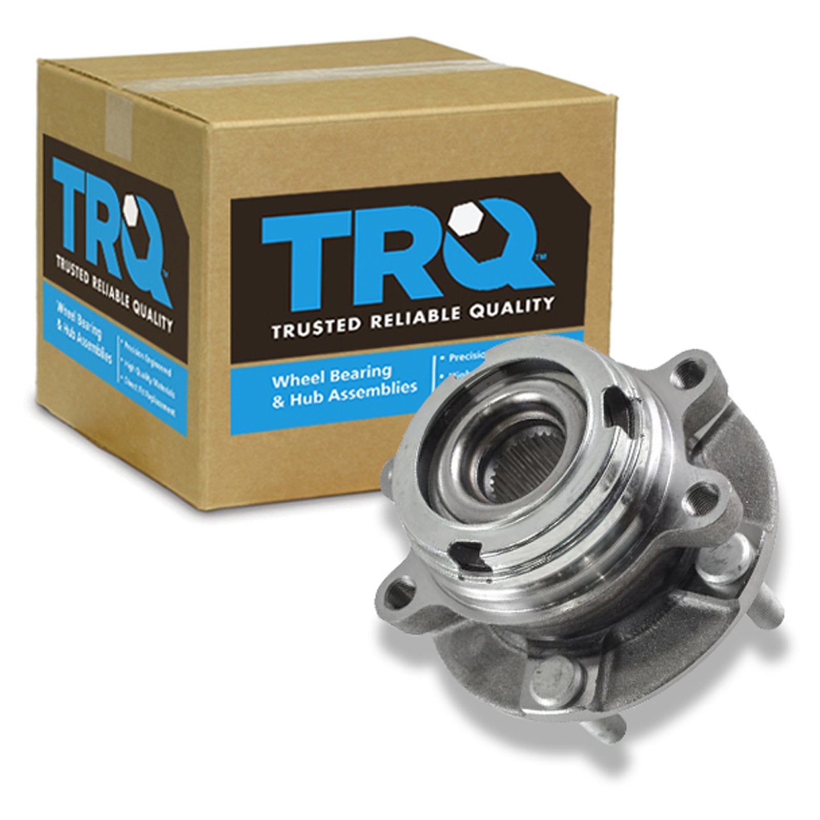 Trq Front Left Right Wheel Hub Bearing Assembly Driver Passenger Side Compatible With 2003-2007 Nissan Murano 2004-2009 Quest