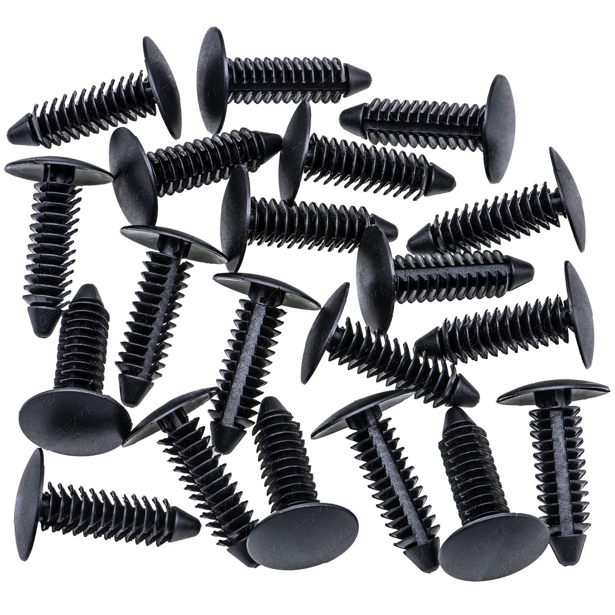 Rexka 20Pcs 5/16 Hole Fender Liner Splash Shield Trunk Lid Bumper Cover Trim Retainer Clip Fastener For Gm 10121502 Buick Cadill