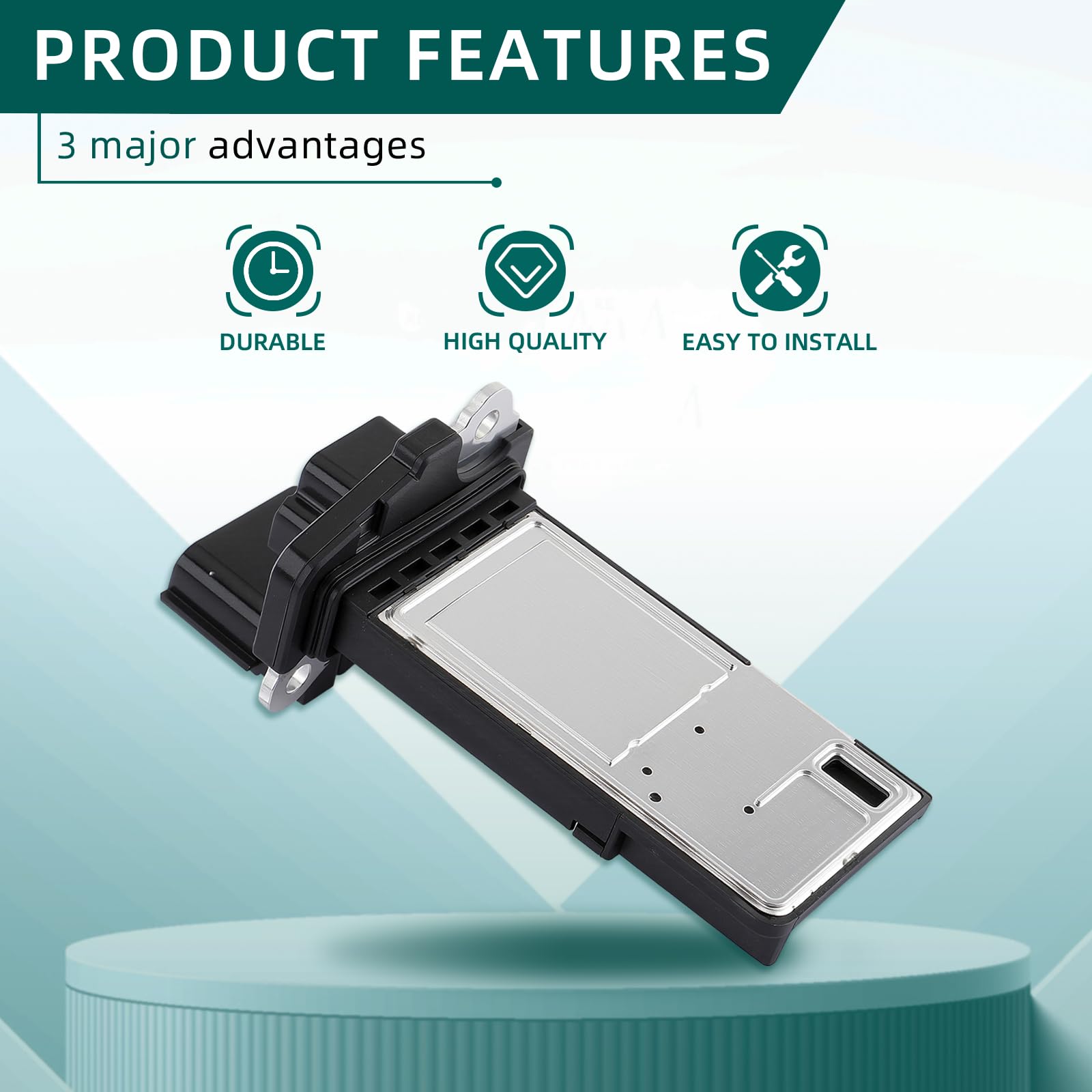 AUTOKAY Mass Air Flow Sensor Fit for Chevrolet Equinox/Terrain Malibu 2016-2020 1.5L 4-Door 23366103