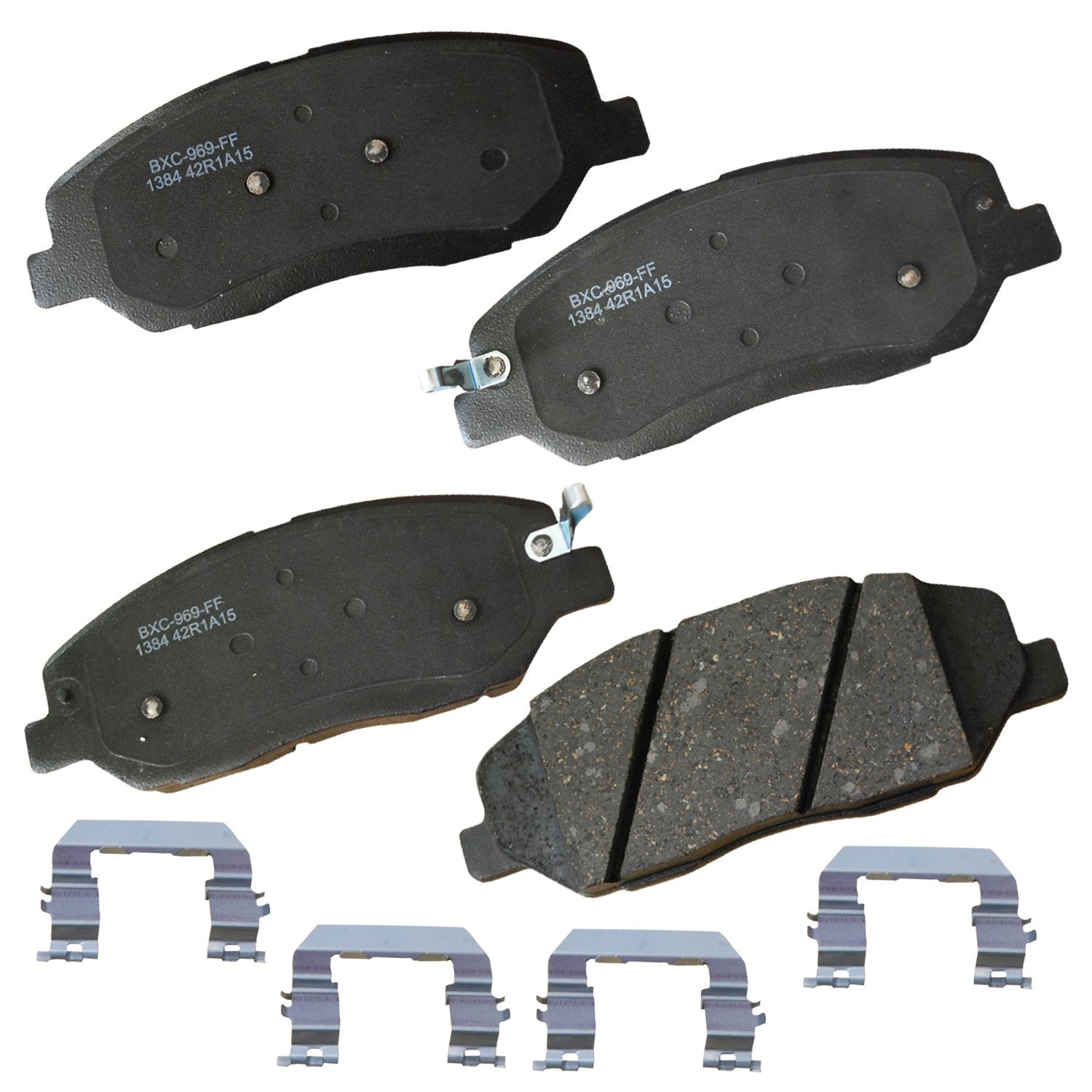 Bendix Premium Sbc1384 Ceramic Front Brake Pads For Hyundai Genesis 2011-2009