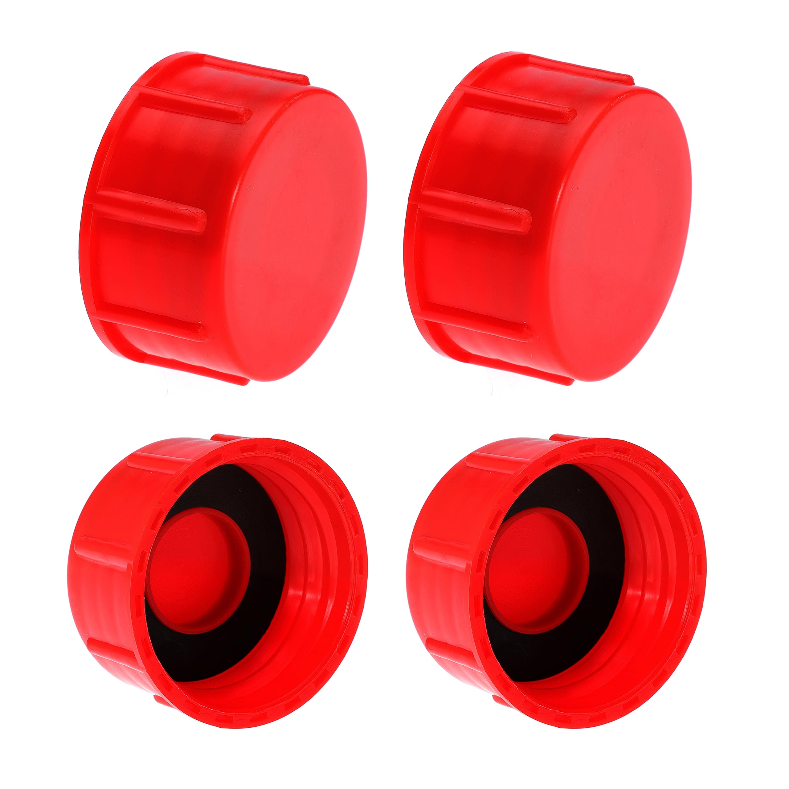 Gas Can Cap Replacement Red Coarse Thread Cap Solid Transportation Gas Can Caps Prevent Fuel Leakage