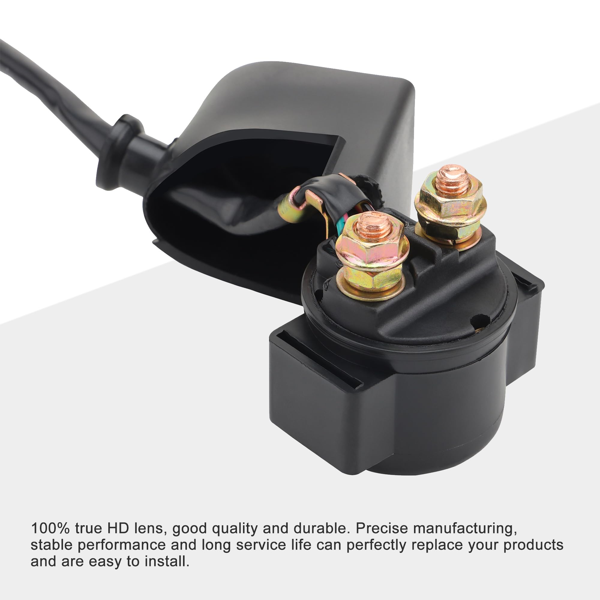 GOOFIT 2 Pin Starter Solenoid Relay Replacement for 50cc 70cc 90cc 110cc 125cc Taotao Kazuma Sunl ATV Dirt Bike Pocket Bike Go Kart