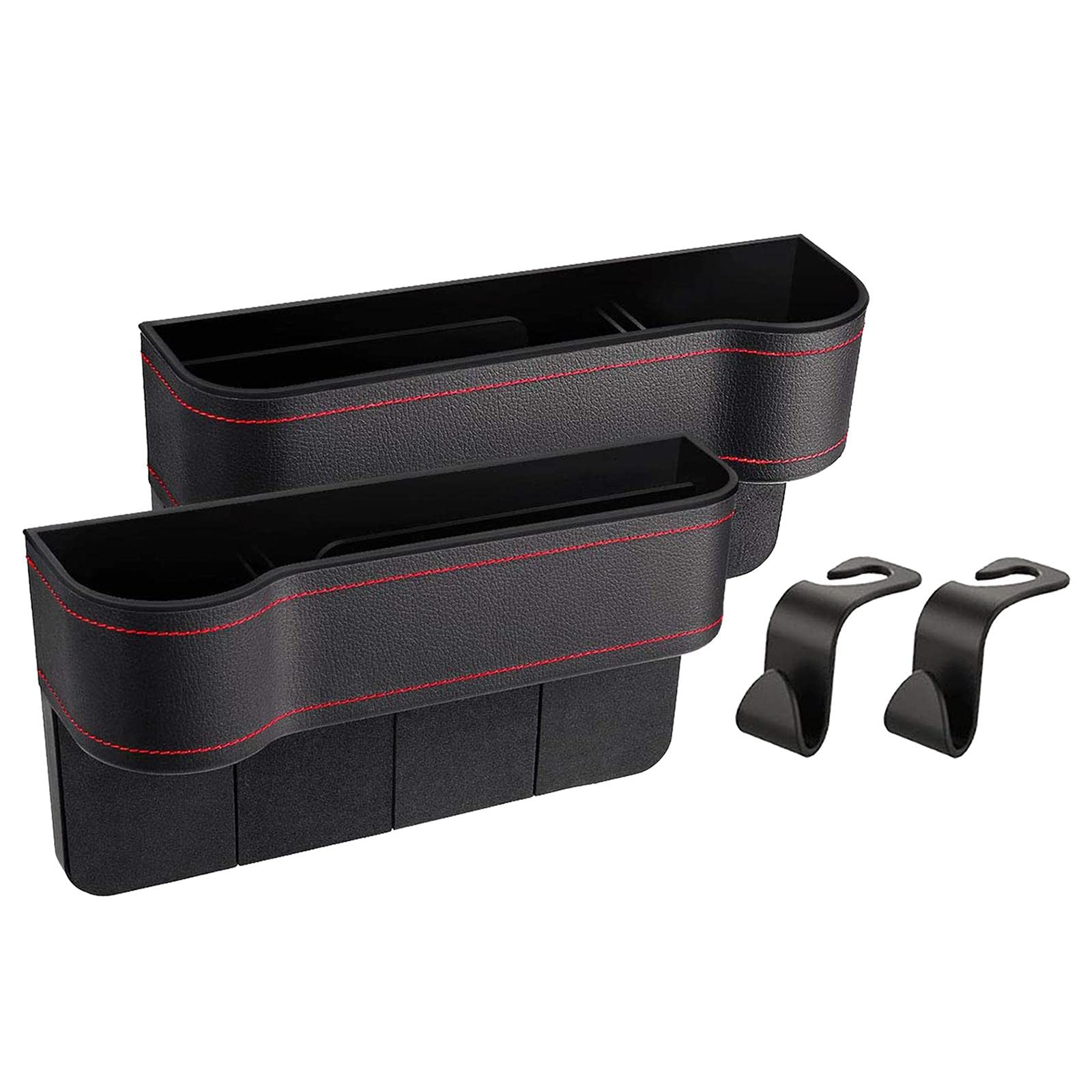 T.O.G. Auto Car Seat Multifunctional Organizer Storage Box for Cellphones Keys Black