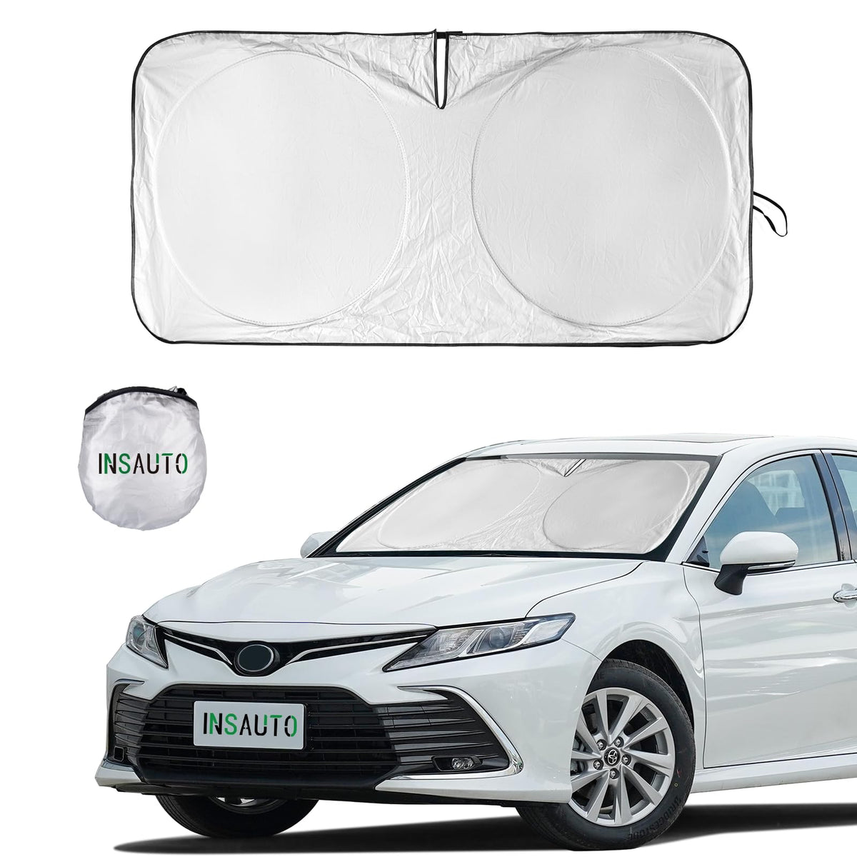 Car Windshield Sun Shade For Camry 2021 2022 2023,Window Sunshade For Toyota Camry Sun Visor Protector Custom Fit For Toyota Ava