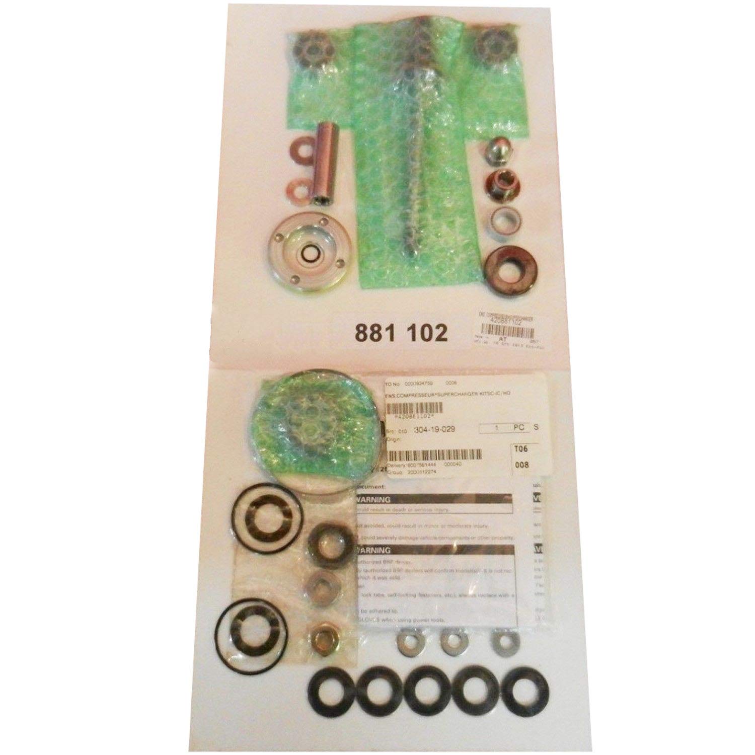 SeaDoo New OEM SuperCharger Rebuild Kit 420881102 GTR GTX RXP RXT Wake Pro
