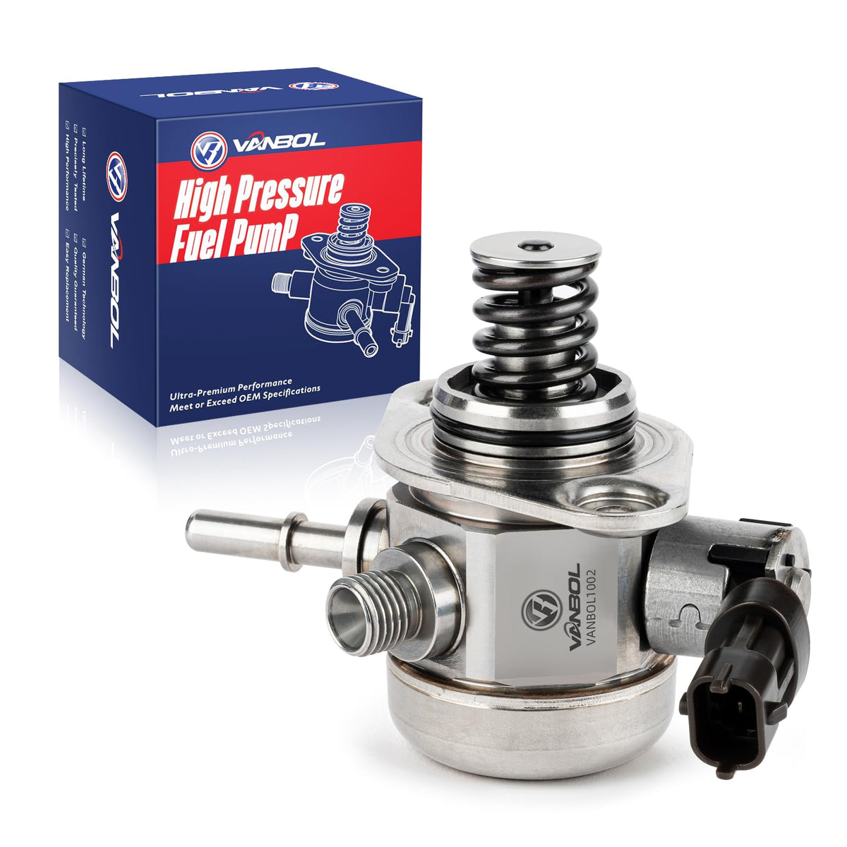 VANBOL High Pressure Fuel Pump Compatible with 2012-2018 Hyundai Accent Sonata Tucson Veloster Kia Soul Forte Koup Forte5 Optima