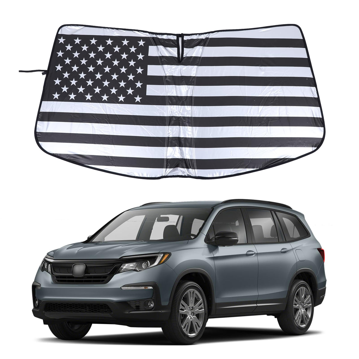Front Windshield Sunshade for Honda Pilot 2016-2022/ Ridgeline 2017-2025/ Passport 2019-2025 Window Sun shade Sun Visor UV Block