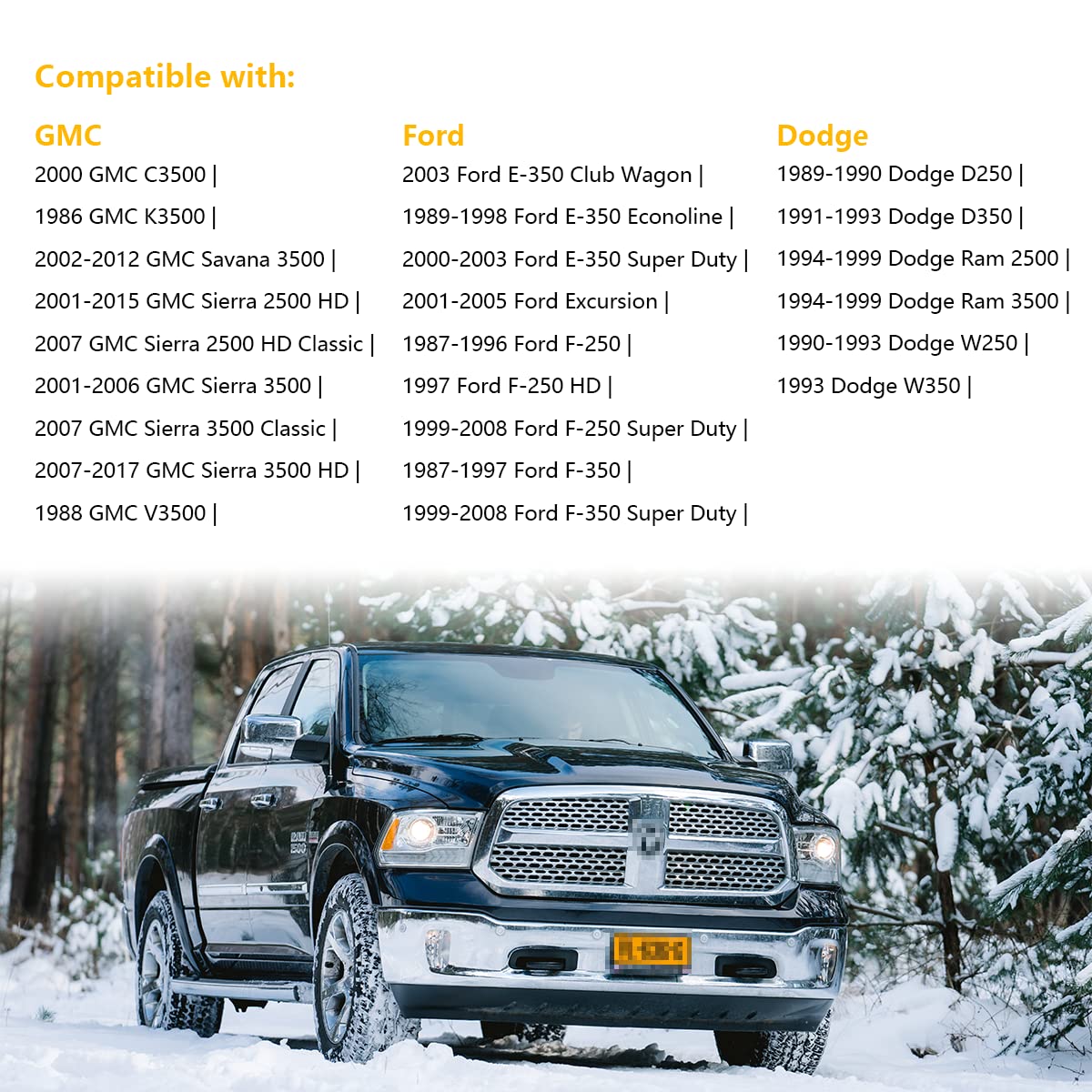 10591D Locking Diesel Fuel Cap Gas Cap Fuel Tank Caps Fit For Chevy Silverado Express C3500 K3500, Dodge Ram 3500 W350 D350, For