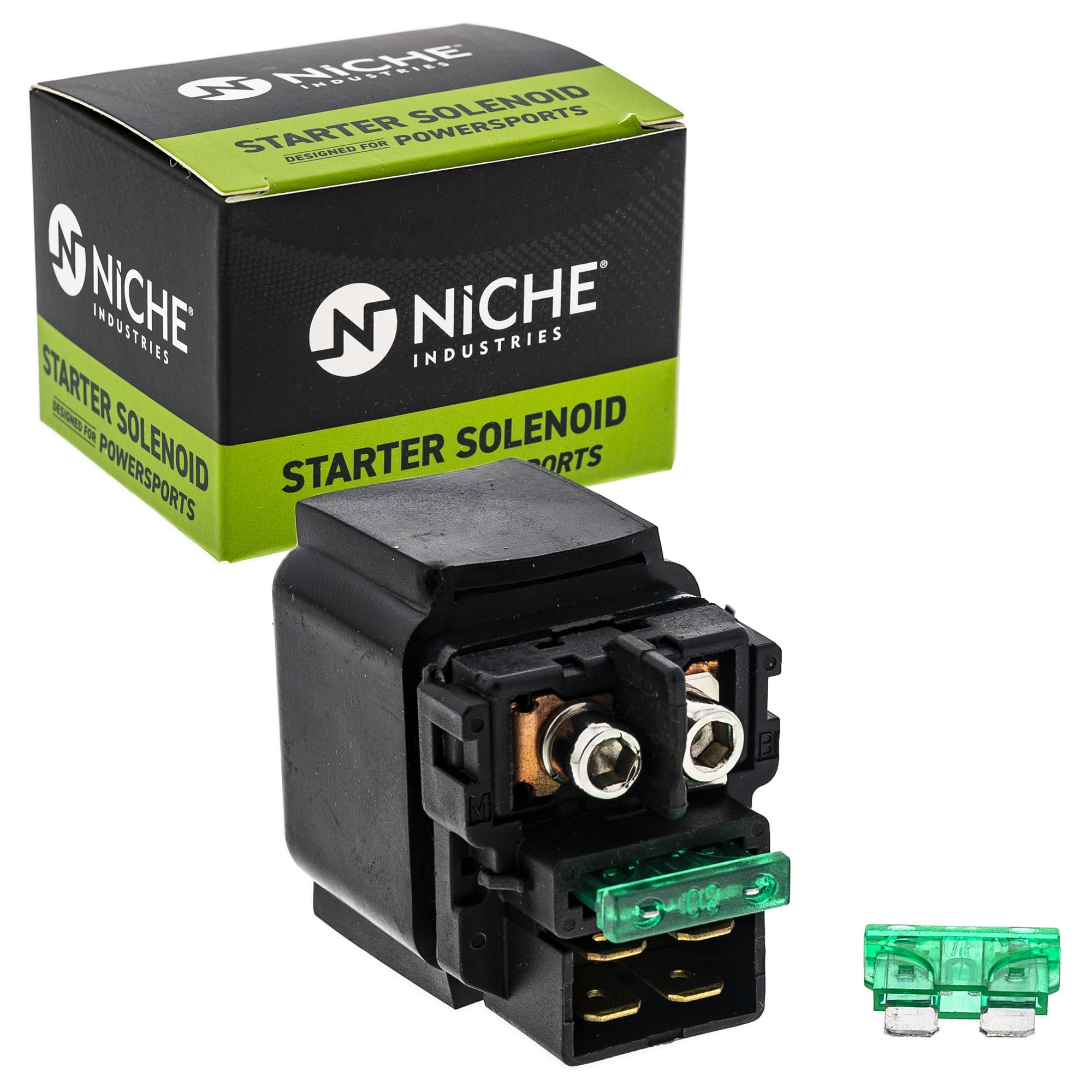 NICHE Starter Solenoid Relay Switch for Kawasaki 27010-0786 Vulcan 800 1500 Ninja ZX9R Suzuki K2701-00786 Boulevard