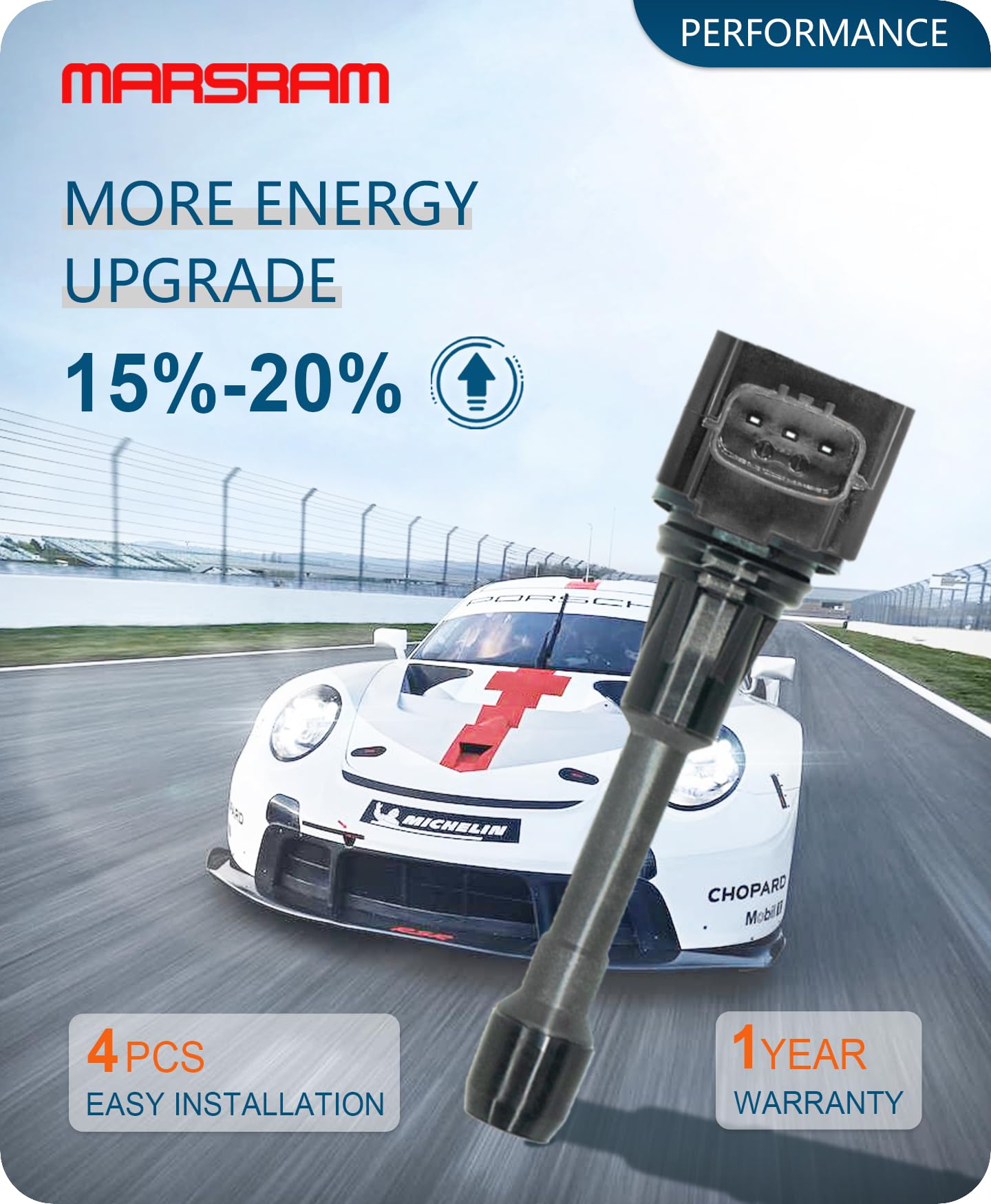 Marsram Ignition Coil Pack Uf549 For 2007 2008 2009 2010 2011 2012 Compatible With Nissan Altima Versa Sentra Cube Nv200 Rogue 2