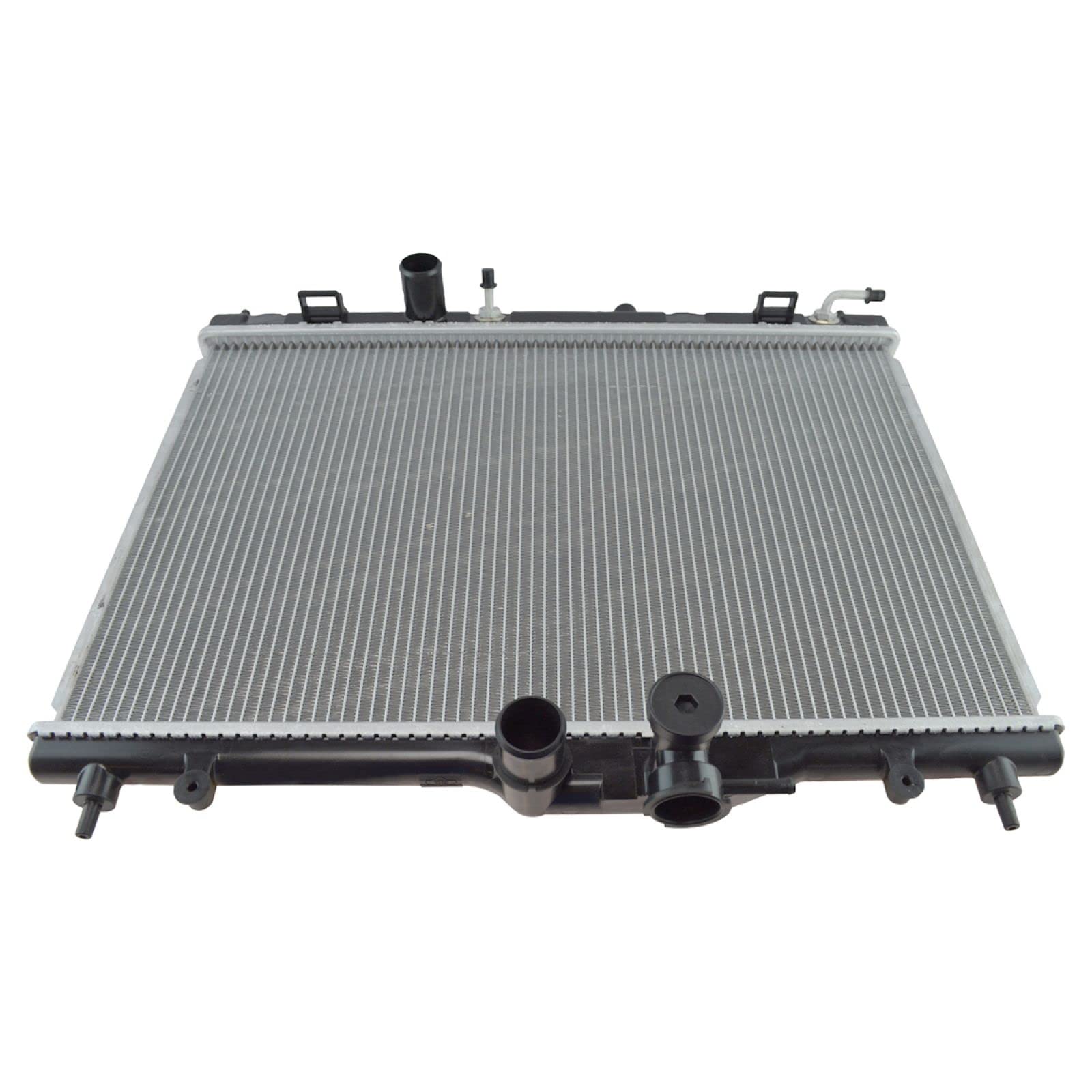 Trq Radiator Assembly Aluminum Core Compatible With 09-14 Nissan Cube 07-12 Versa Cu2981 Ni3010212