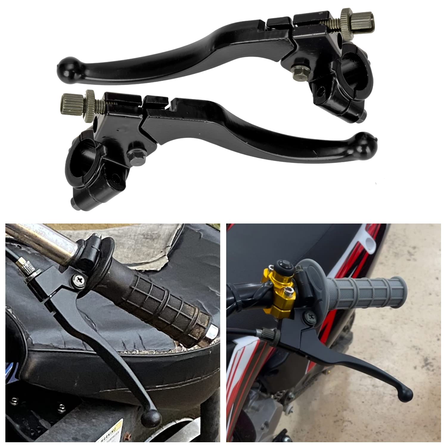 FVRITO 7/8'' 22mm Universal Clutch Brake Handle Levers Perch for CRF50 CRF70 CRF80 CRF100 CRF150 XR50 XR80 XR100 ATC 200m Pit Di