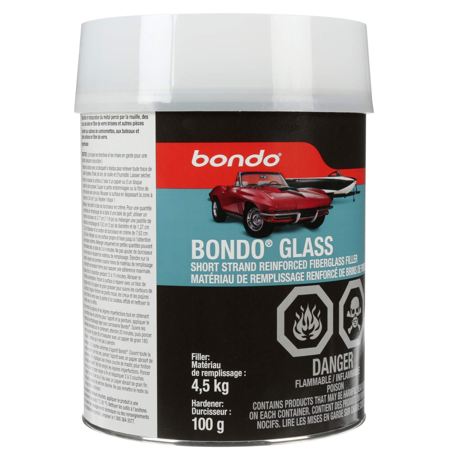 Bondo Bondo-Glass Reinforced Filler, 00274, 1 Gallon