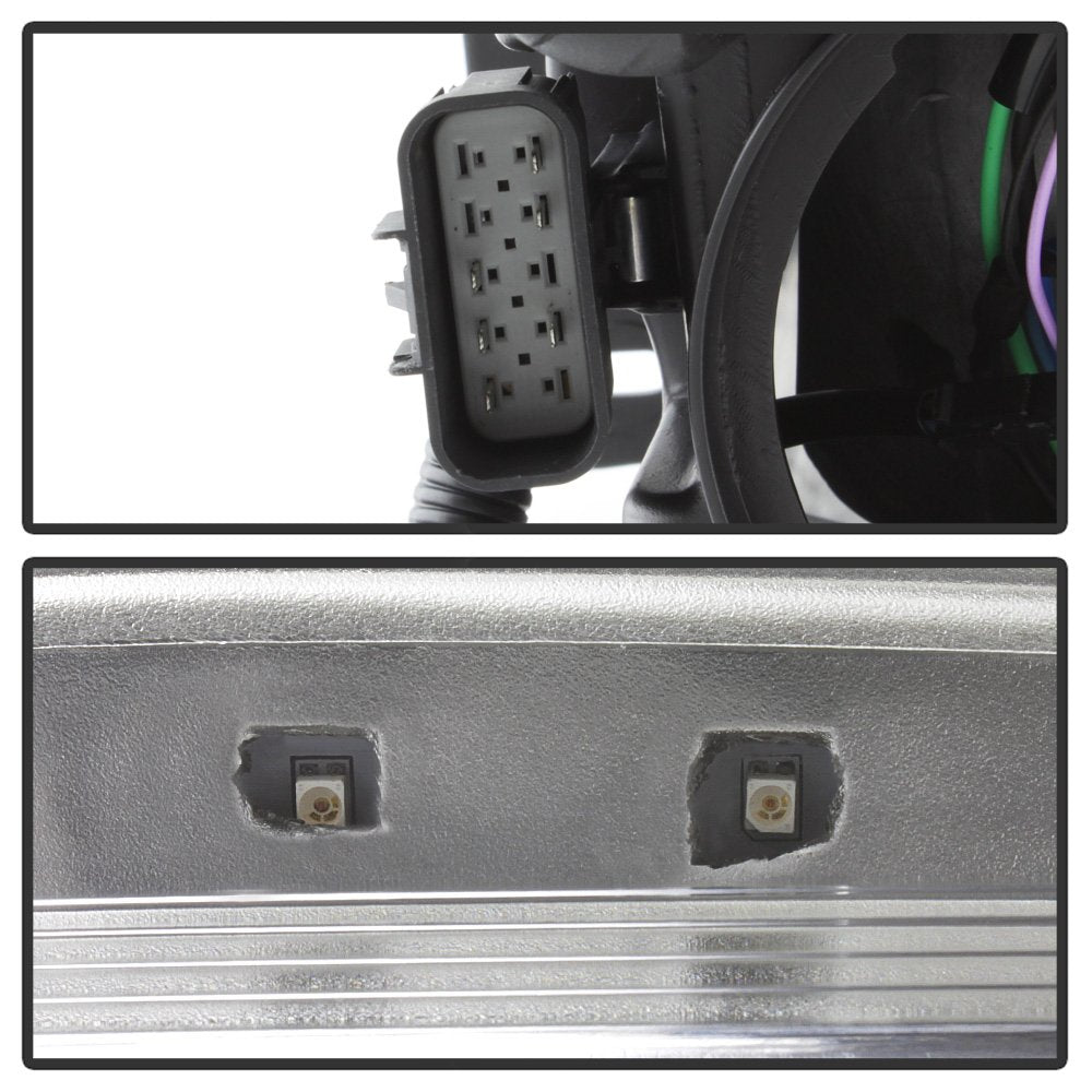 Acanii - For [Halogen Model Only] 2010-2016 Cadillac Srx Projector Headlights Headlamps Pair Driver & Passenger Side